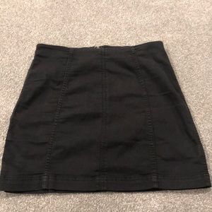 Free People black skirt